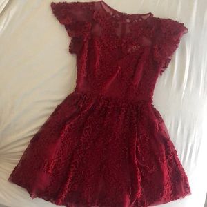 Shoshanna Midnight Red Cocktail Dress - Never Worn